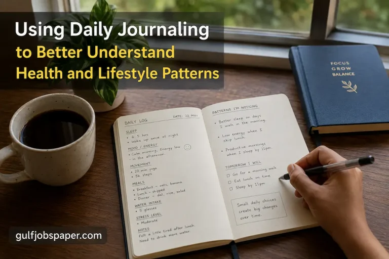 Using Daily Journaling to Better Understand Health and Lifestyle Patterns