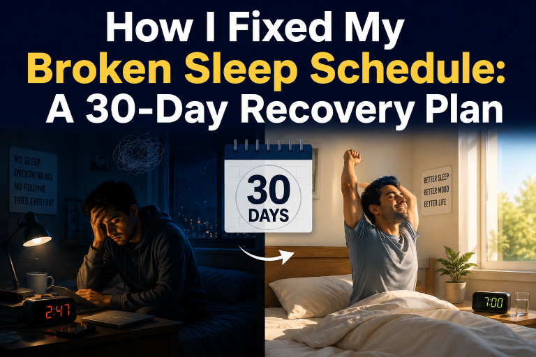 A 30-Day Sleep Recovery Plan That Helped Restore a Consistent Routine