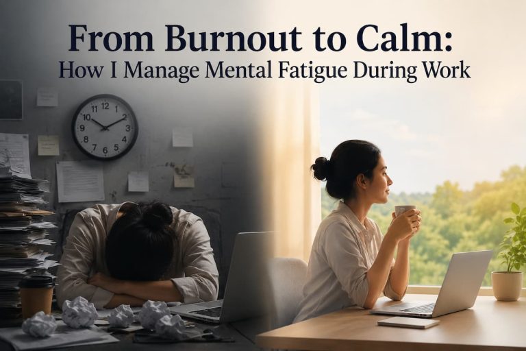 From Burnout to Calm: How I Manage Mental Fatigue During Work