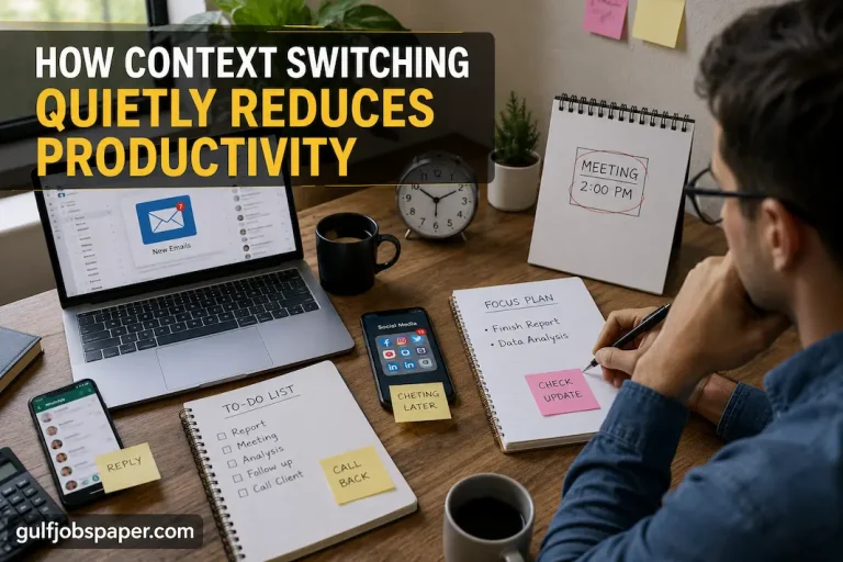 How Context Switching Quietly Reduces Productivity
