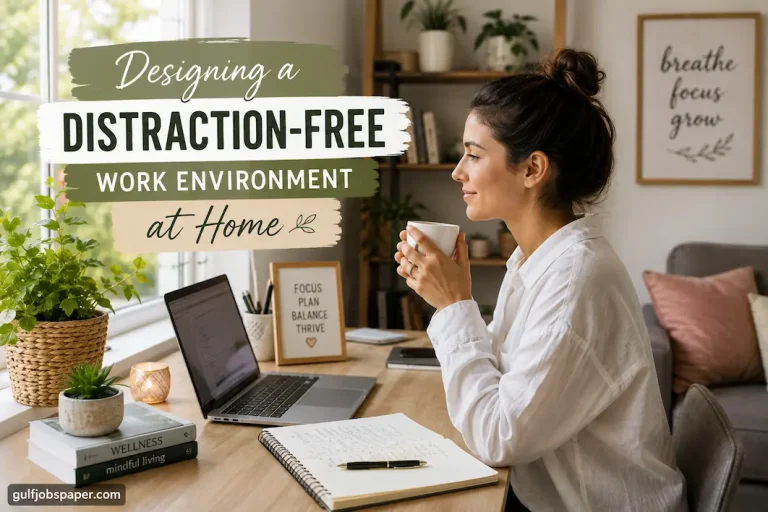 Designing a Distraction-Free Work Environment at Home