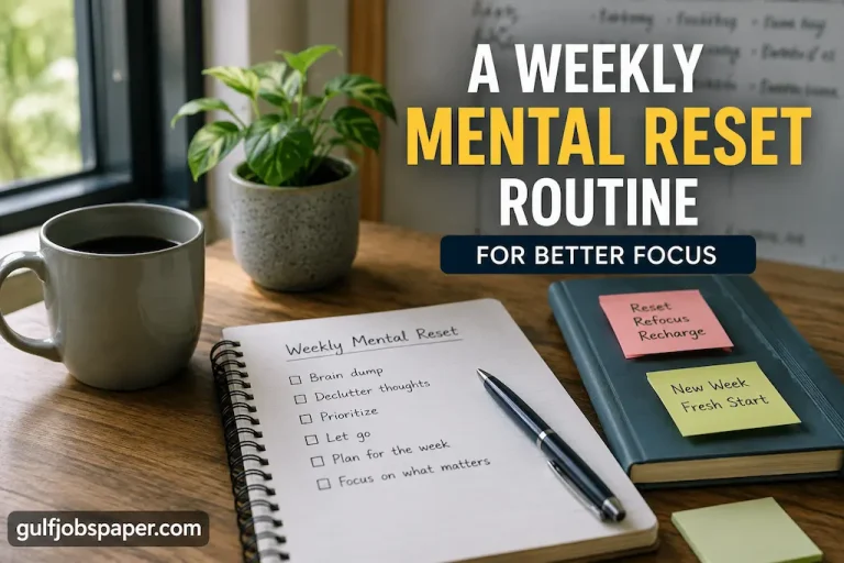 A Weekly Mental Reset Routine for Better Focus