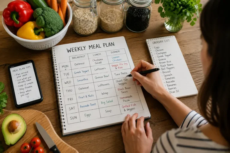 A Weekly Meal Planning System That Reduces Last-Minute Food Choices